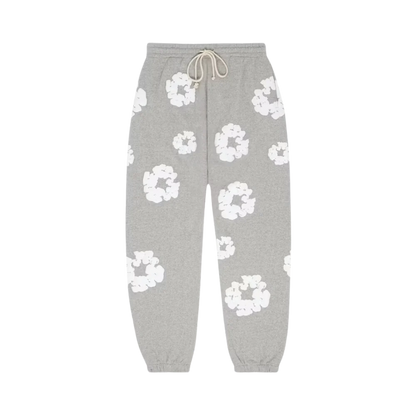DENIM TEARS THE COTTON WREATH SWEATPANTS GREY