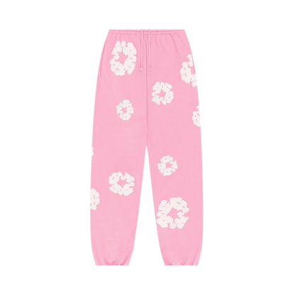 DENIM TEARS THE COTTON WREATH SWEATPANTS PINK