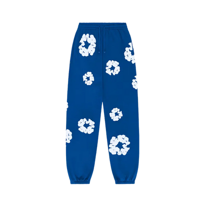 DENIM TEARS THE COTTON WREATH SWEATPANTS ROYAL BLUE