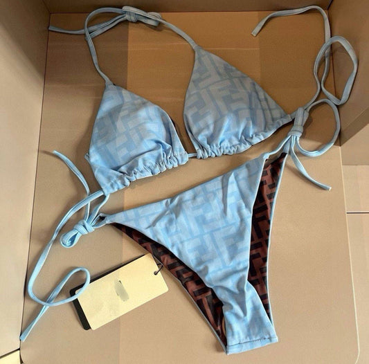 Fendi blue bikini