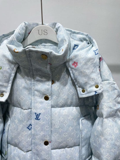 LV MONOGRAM DENIM COAT