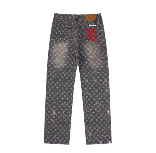 LV VINTAGE MONOGRAM JEANS