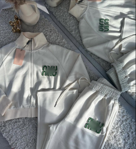 Miu Miu white green set