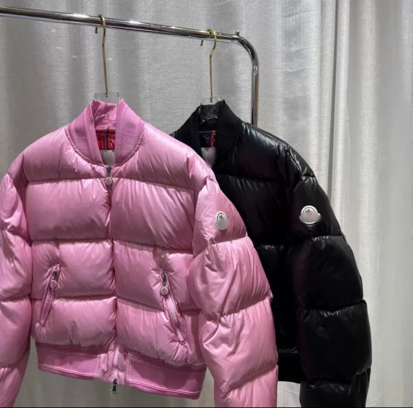 MONCLER BOMBER JACKET PINK