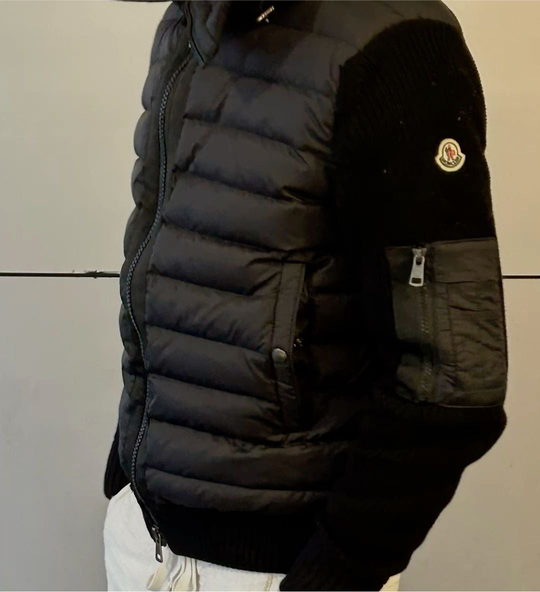 MONCLER CARDIGAN HOODED