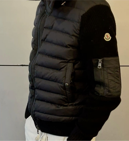 MONCLER CARDIGAN HOODED