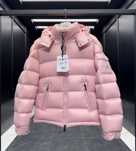 MONCLER MAYA PINK COAT