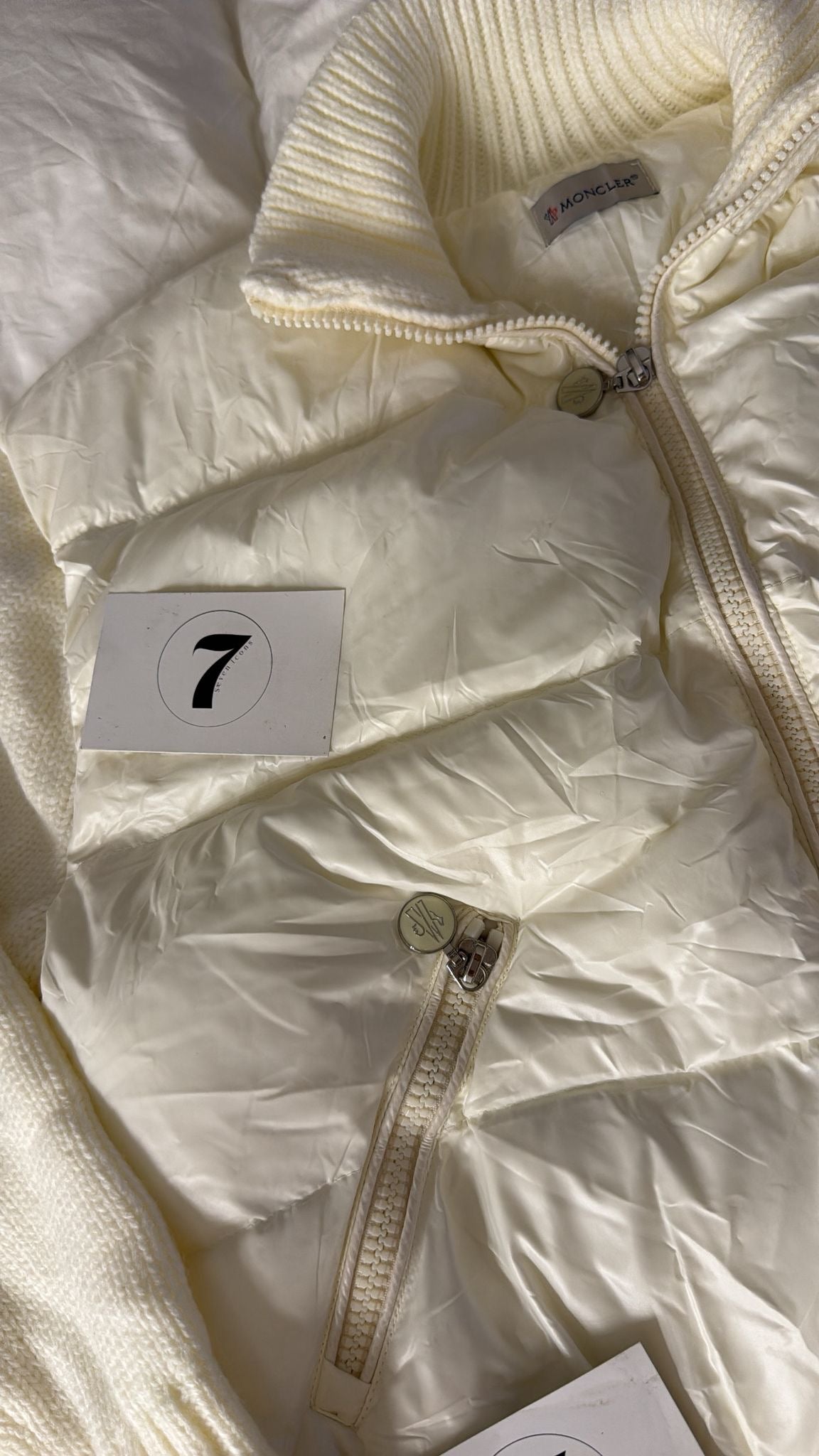 MONCLER WHITE FALL JACKET