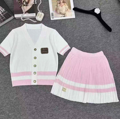 MIU MIU SKIRT SET