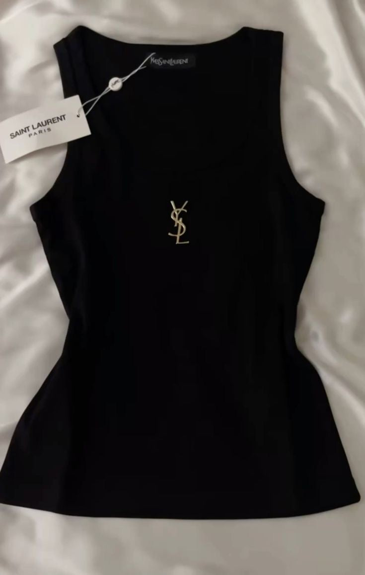 YSL TANKTOP BLACK
