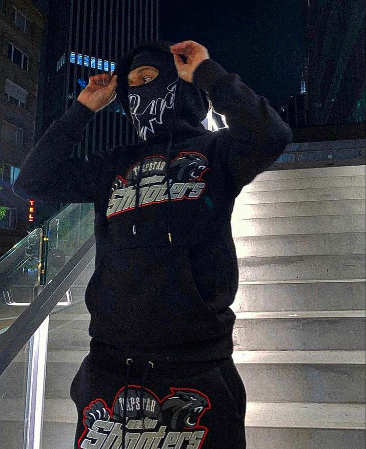 London Shooters Black Red Tracksuit