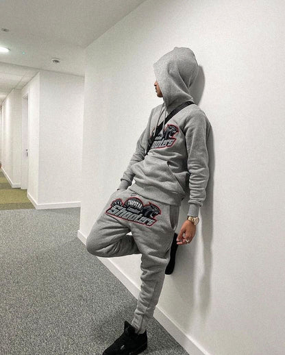 London Shooters Grey Red Tracksuit