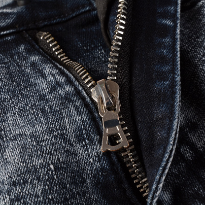 Amr Black Patch Jeans