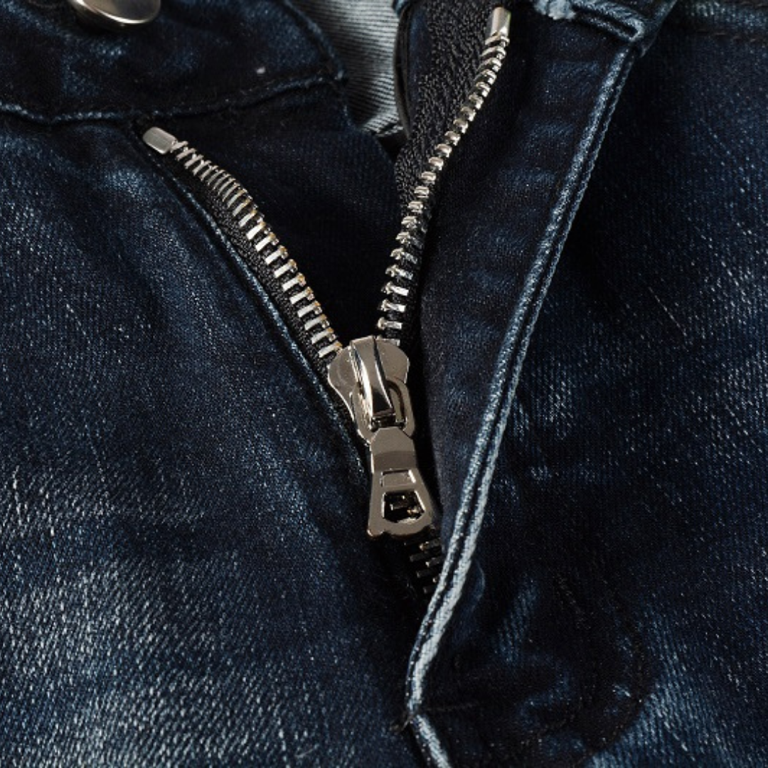 Amr Black Staggered Logo Patch Jeans