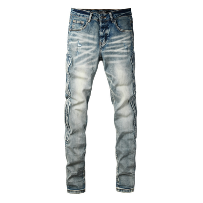Amr Gradient Bones Jeans