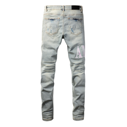 Amr Gradient Camo Jeans