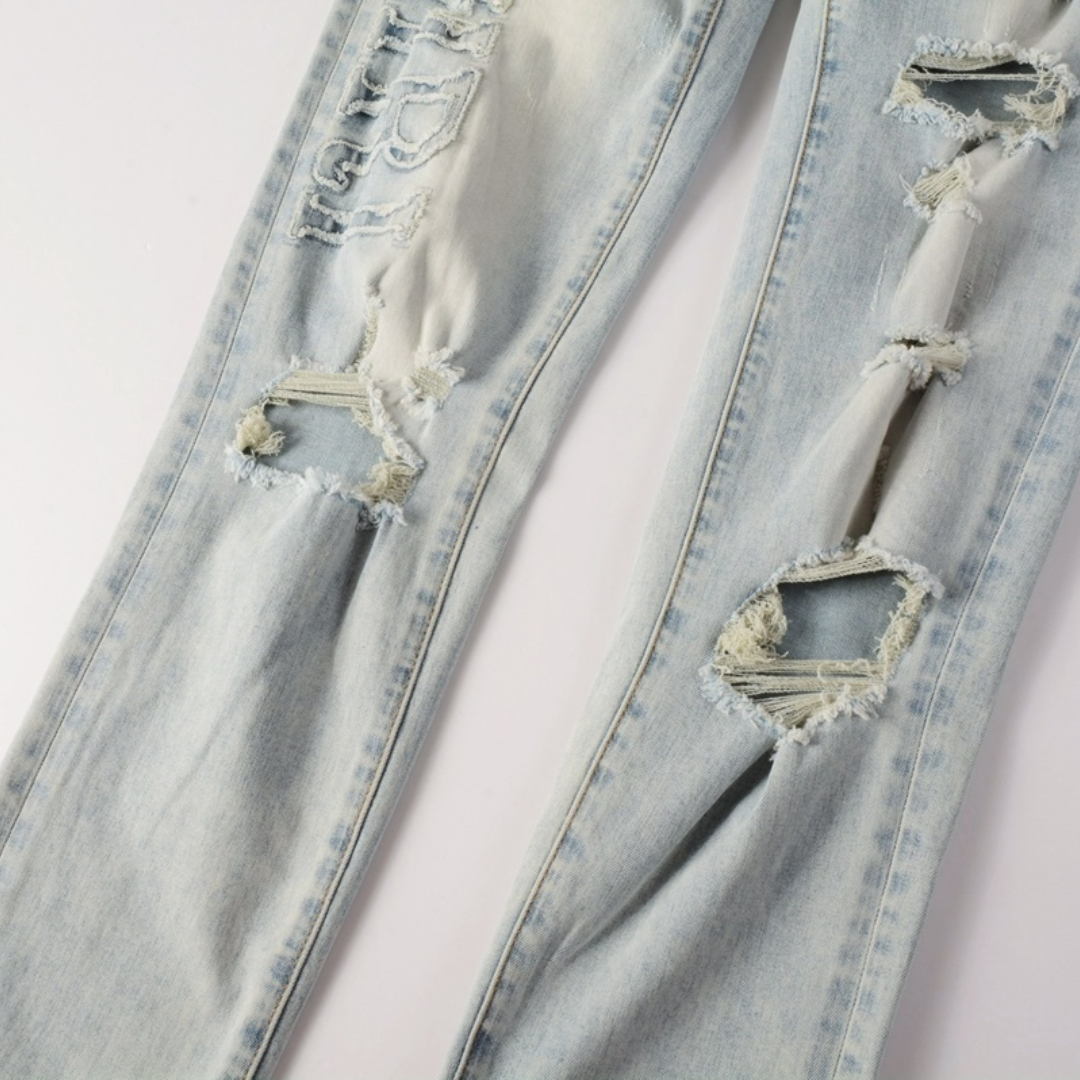 Amr Logo Blue Jeans