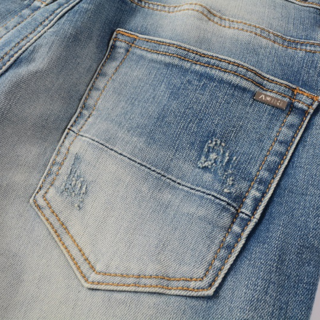 Amr M.A Paint Splatter Jeans