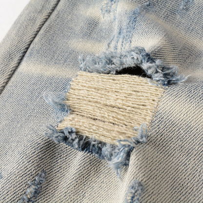 Amr Patch Distressed Jeans