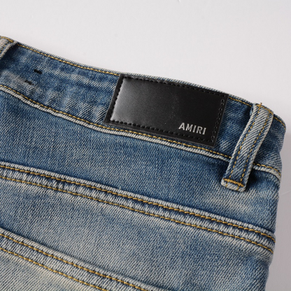 Amr Patch Distressed Jeans
