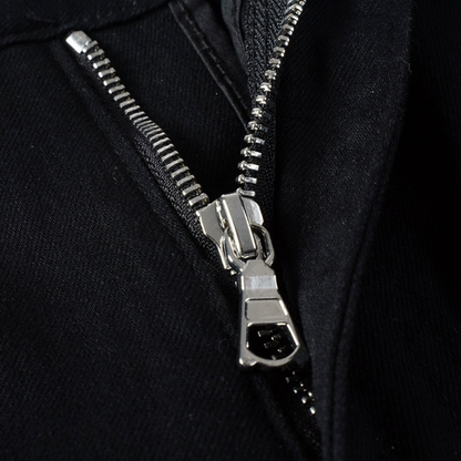 Amr Ripped White Logo Jeans