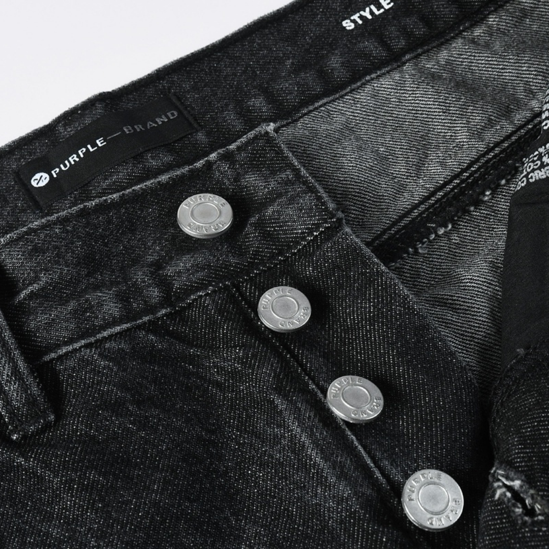 Purple Black Diamonds Jeans