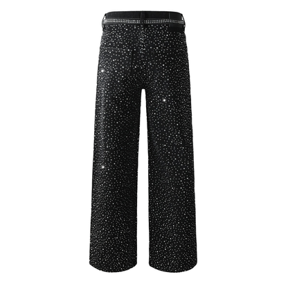 Purple Black Diamonds Jeans