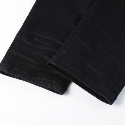 Purple Black Ripped Jeans