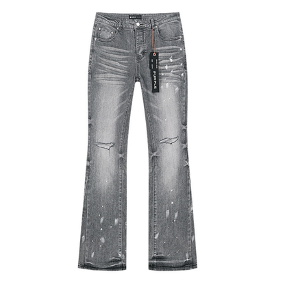 Purple Flared Jeans