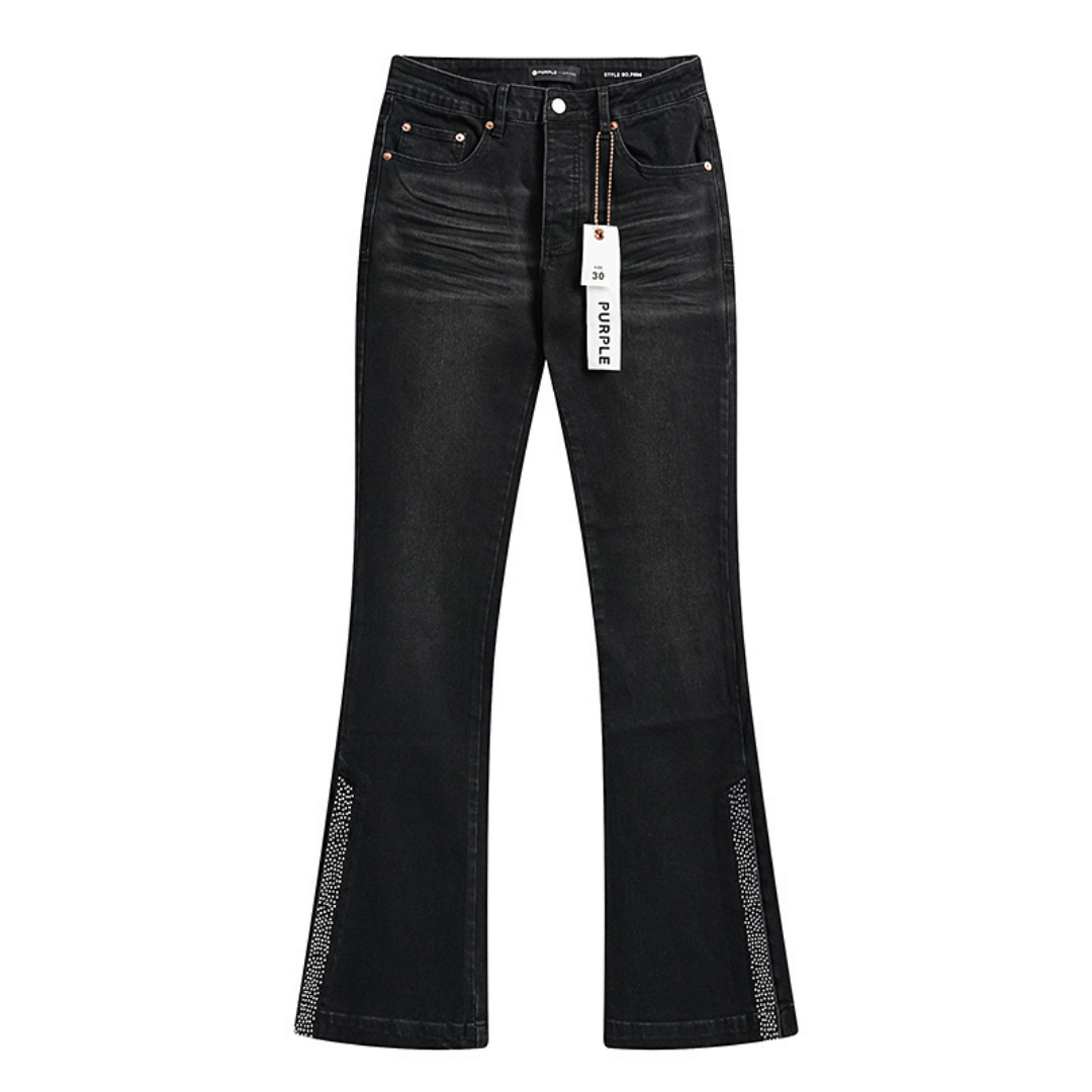 Purple Flared Jeans