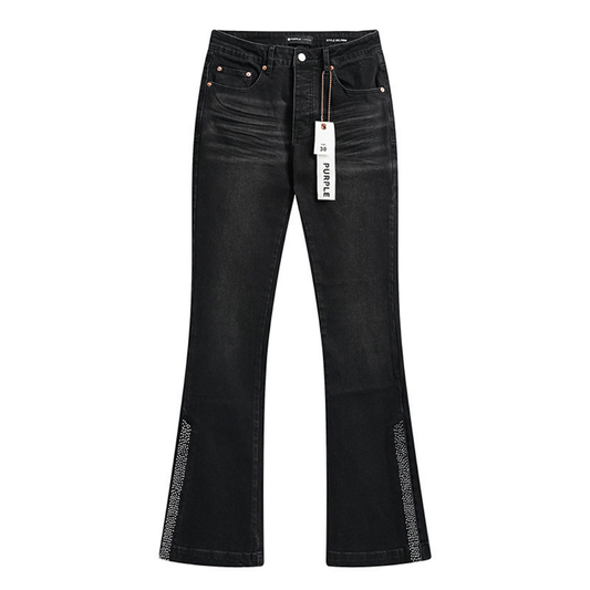 Purple Flared Jeans