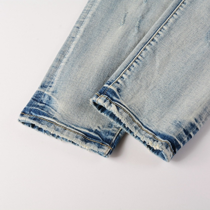 Purple Gradient Blue Jeans