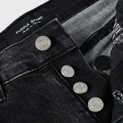 Purple Ripped Grey Black Jeans