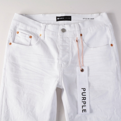 Purple White Jeans