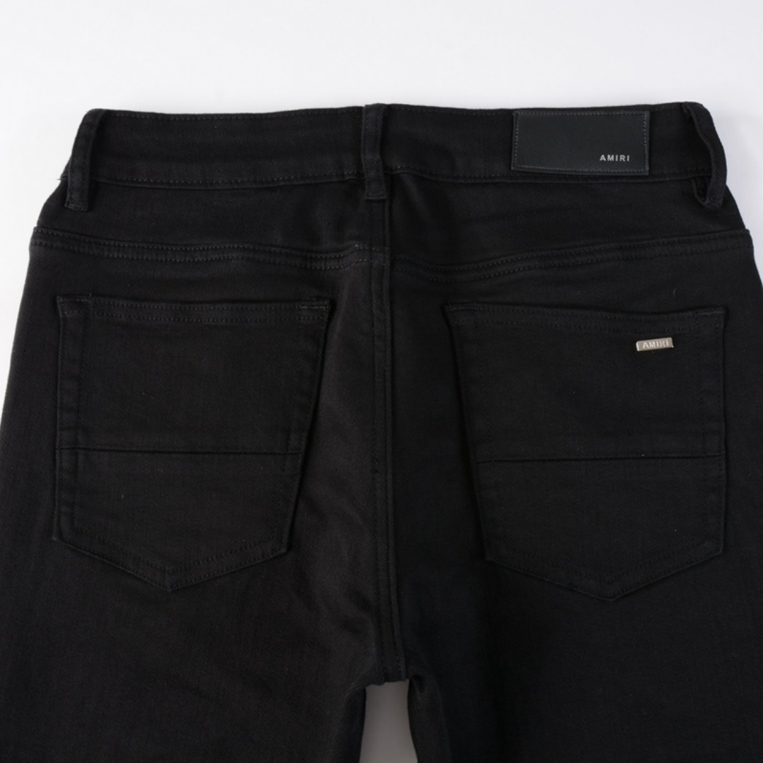 Amr Ripped Black Jeans