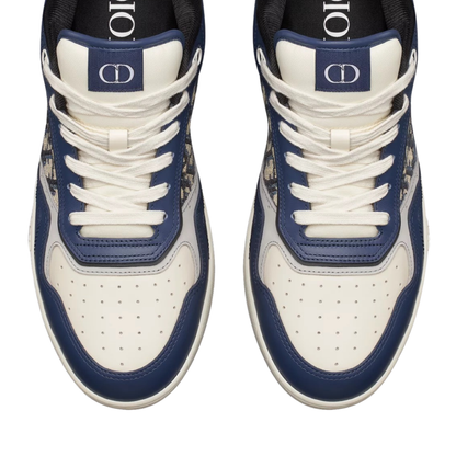 B27 Monogram Navy White