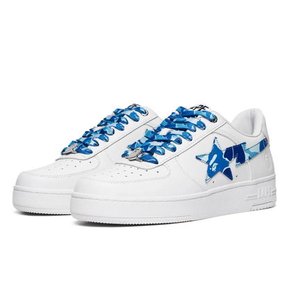 Bape Bapesta Camo Blue