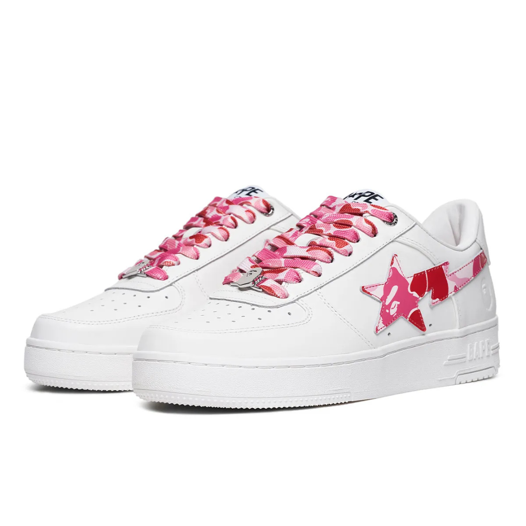 Bape Bapesta Camo Pink