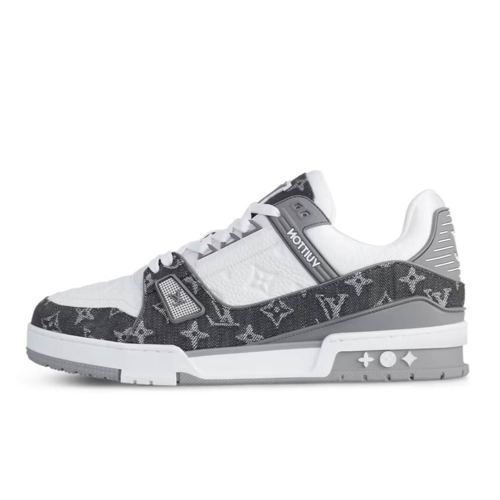 LV Monogram White Grey