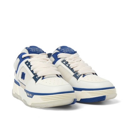 M.A Panelled White Blue