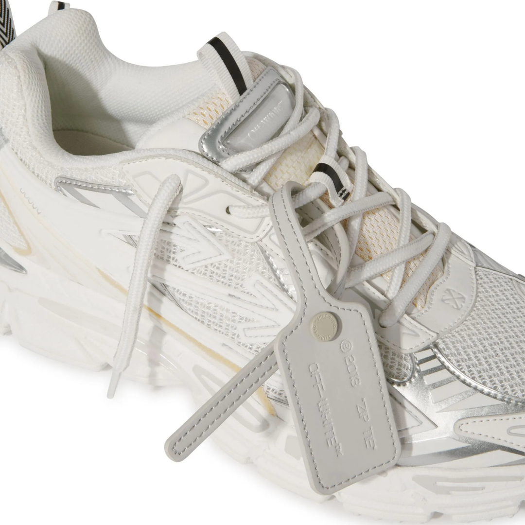 Off "Be Right Back" Beige Silver