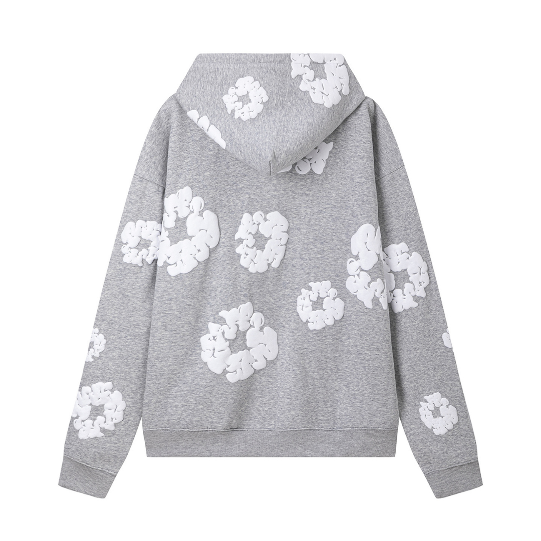 Denim Trs Zip Hoodie