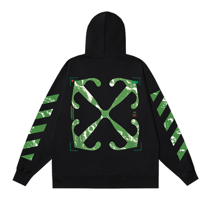 Off-W Monogram Zip Hoodie
