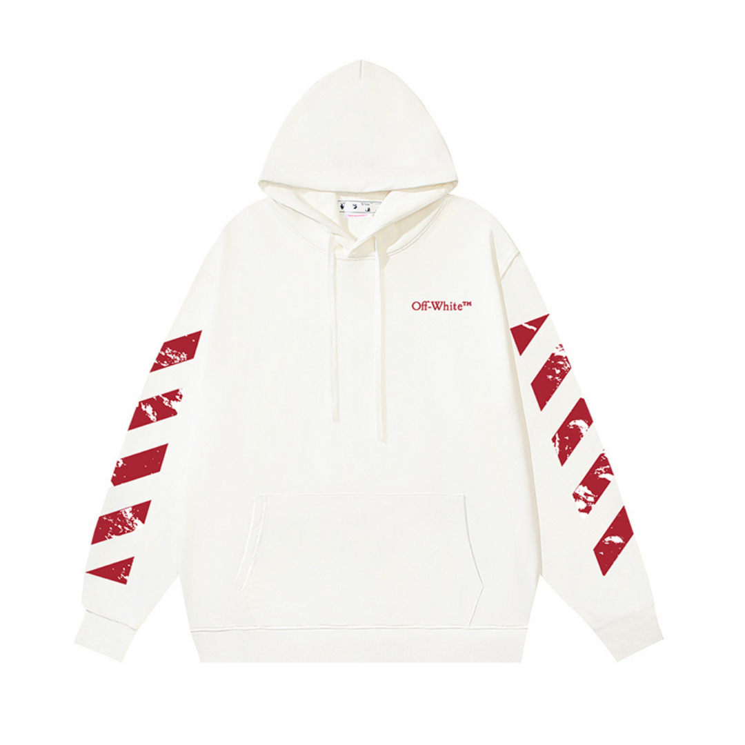 Off-W Monogram Zip Hoodie