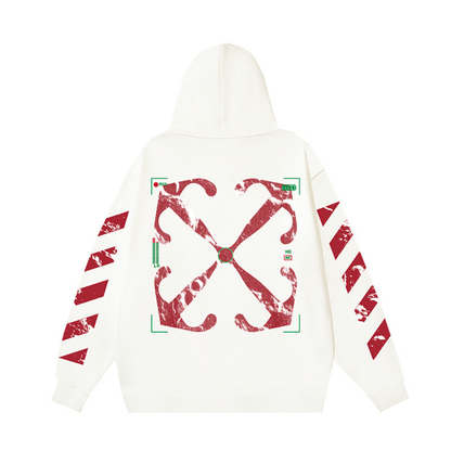 Off-W Monogram Zip Hoodie