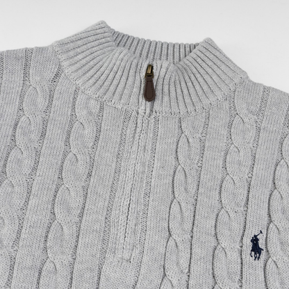 Polo Half Zip Sweater