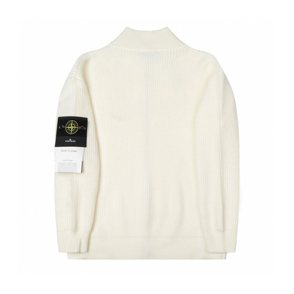 Stone Full Zip Sweater