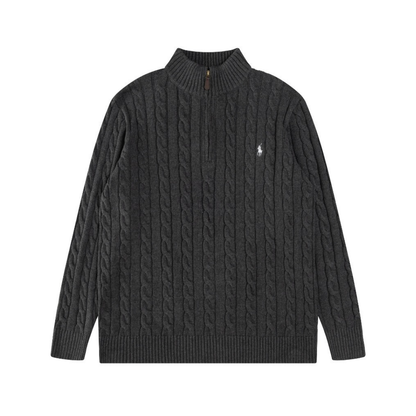 Polo Half Zip Sweater