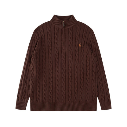 Polo Half Zip Sweater