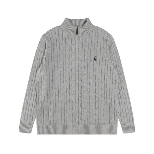 Polo Full Zip Sweater